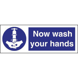 Vogue Now Wash Your Hands Symbol Sign L957