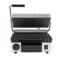 Commercial Panini Grill | Non-Stick Sandwich Press | 295mm x 250mm | Hallco MEMT16001XNS