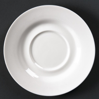 Round Saucers | Fine China Saucers | 156mm Diameter | Lumina CD648