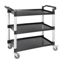 Commercial Mobile Trolley | Polypropylene Service Cart | Large Size | Vogue CF102