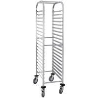 Gastronorm Racking Trolley | GN1/1 Storage Rack | 20 Shelves | Vogue U376