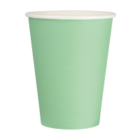 Takeaway Coffee Cups | Single Wall Turquoise Cups | 12oz Capacity | Fiesta GP401