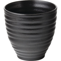 Chip Pot | Tribeca Ebony Serving Pot | 310ml Capacity | Utopia GM043