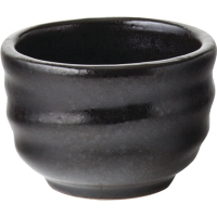 Porcelain Dip Pot | Ebony Sauce Bowl | 40ml Capacity | Utopia Tribeca GM044