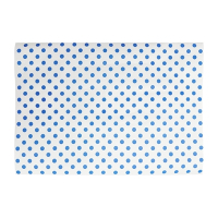 Compostable Burger Wraps | Blue Dot Greaseproof Paper | 250x350mm | 200 Pack | Fiesta HY792