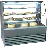 Commercial Chilled Patisserie Display | Refrigerated Cake Display | 1500mm Wide | Frost-Tech P75-150