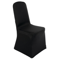 Banquet Chair Cover | Black Chair Cover | Washable Fabric | Bolero DP923