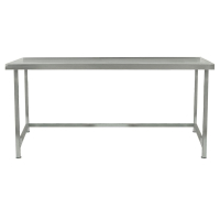 Commercial Stainless Steel Centre Table | Kitchen Prep Table | Fully Welded | 1200x600mm | Parry