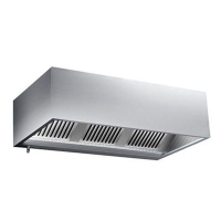 Commercial Extraction Canopy Hood | Kitchen Extraction System | 1.2m With Filters | Box Section