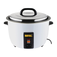 Commercial Rice Cooker | 4 Litre Capacity | Automatic Rice Steamer | Buffalo CN324