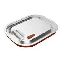 Stainless Steel Gastronorm Lid | Silicone Sealable Lid | 1/2 GN Container Cover | Vogue CP269