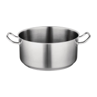 Commercial Casserole Pan | Professional Stock Pot | 7.5 Litre Capacity | Vogue T177