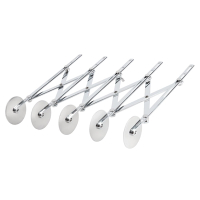 Plain Dough Cutter | 5 Wheel Pastry Cutter | Professional Baking Tool | Schneider GT135