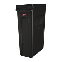 Commercial Waste Container | Slim Jim Bin | Venting Channels | Rubbermaid CP653