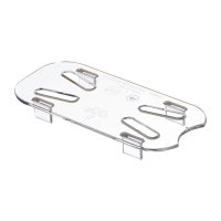 Polycarbonate Gastronorm Pan Drain Shelf | 1/9 GN Draining Tray | Food Storage Solution | Cambro DM760