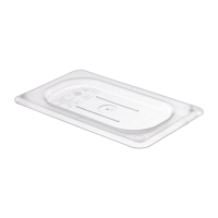 Polycarbonate Gastronorm Pan Lid | 1/9 GN Container Cover | Food Storage | Cambro DM761