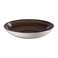 Coupe Bowls | Black Stonecast Bowls | 248mm Patina | Churchill DR654