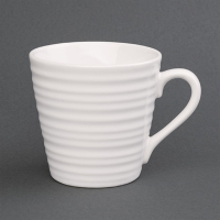 Cafe Aroma Mugs | Coffee Cups | White 340ml | Olympia DH633