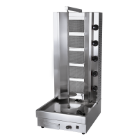 Commercial Doner Kebab Grill Machine - 5 Burner Gas - Modena DK5