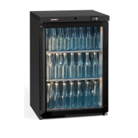 Commercial Back Bar Bottle Cooler | Single Door Drinks Fridge | 150L Capacity | Gamko LG3/150RG