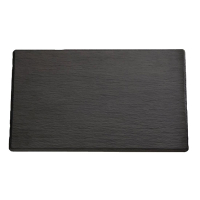Melamine Platter | Slate Effect GN 1/2 | Rectangle Serving Platter | APS GF071
