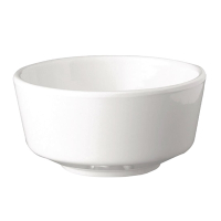 White Round Bowl | Porcelain Bowl | 5in Diameter | APS GF084