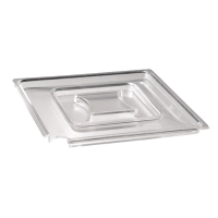 Float Clear Square Cover | Gastronorm Lid | Polycarbonate Food Storage | APS GF101