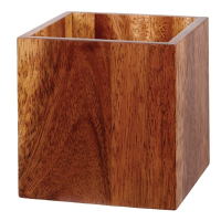Wooden Cube Riser | Food Display Stand | Medium Buffet Presentation | Churchill GF313