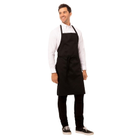 Bib Apron | Professional Chef Apron | Black Kitchen Apparel | Chef Works A924