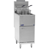 Commercial Twin Tank Gas Fryer | Deep Fat Fryer | 2x14kg Capacity | Pitco SG14TS