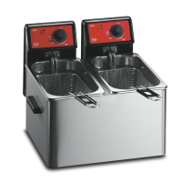 Lincat 650104 FriFri Eco 4  4 Electric Counter-top Twin Tank Fryer - 2 Baskets 