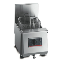 Lincat 650946 FriFri Profi 6 Electric Counter-top Single Tank Fryer - 1 Basket 