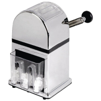 Manual Ice Crusher | Ice Shaver | Chrome Effect | Olympia C824