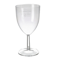 Polystyrene Wine Glasses | Disposable Wine Glasses | 200ml CE Marked at 175ml | CB876