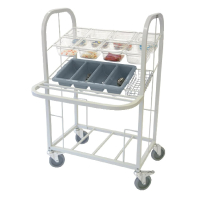 Commercial Condiment Trolley | Cutlery Dispenser | Steel Tray Dispenser | Craven CD510