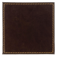 Faux Leather Coasters | Drink Mats | Round 10cm Diameter | Olympia CE296
