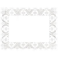 Paper Doily Rectangular | Decorative Table Lining | Food Presentation | Fiesta CE994