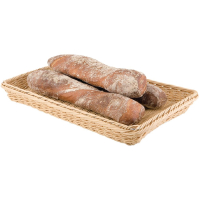 Polypropylene Rattan Basket | Food Display Basket | 1/1 GN Size | CF302