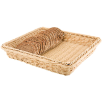 Natural Rattan Basket | Polypropylene Food Basket | 1/2 GN Size | CF303