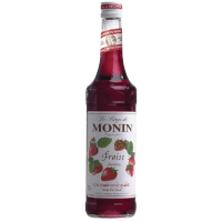 Strawberry Syrup | Fruit Flavoured Syrup | 70cl Glass Bottle | Monin CF717