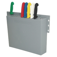 Commercial Knife Wall Rack | Plastic Knife Storage | 14 Slots | Hygiplas D718