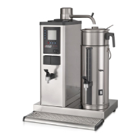Bulk Coffee Brewer | Commercial Coffee Maker | 5 Litre Capacity with Hot Water Tap | Bravilor B5 HWR DC686