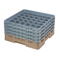 Glass Rack | Cambro Camrack | 36 Compartments | Max Glass Height 215mm | Cambro DE796