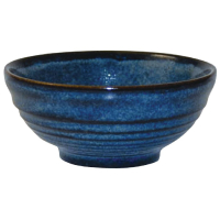 Blue Ripple Snack Bowls | Side Dish Bowls | 120mm Ceramic Serving Dish | Churchill DL408