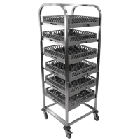 Commercial Dishwasher Basket Trolley | Stainless Steel Transport Cart | Kitchen Storage Solution | Craven DI1-Z