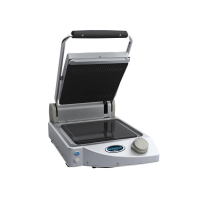 Commercial Contact Grill | Glass Ceramic Ribbed Grill | Single Plate | Unox SpidoCook XP010PR