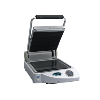 Digital Contact Grill | Commercial Panini Press | Ribbed Single Plate | Unox SpidoCook XP010ER
