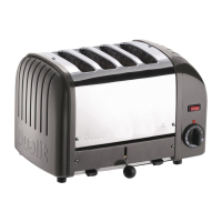 Commercial 4 Slice Toaster | Bread Toaster | Wide Slot | Dualit 40348