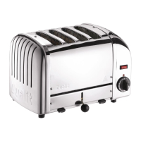 Commercial 4 Slice Toaster | Bread Toaster | Stainless Steel | Dualit 40352