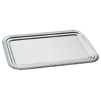 Semi-Disposable Party Tray | Gastronorm GN 1/1 | Chrome Serving Platter | APS F764